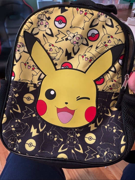 Other - Pikachu Pokemon Backpack - Yellow & Black